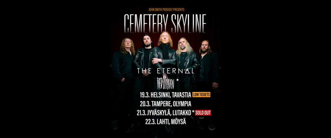 We are joining Cemetery Skyline for their Finnish tour in March